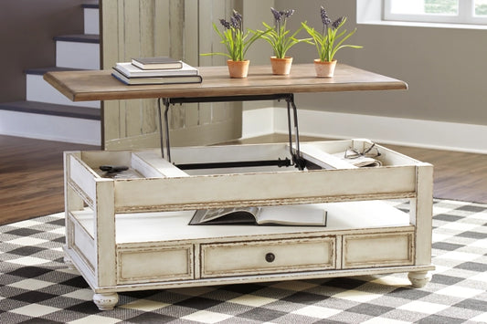 Realyn Coffee Table with Lift Top  SKU - T523-9
