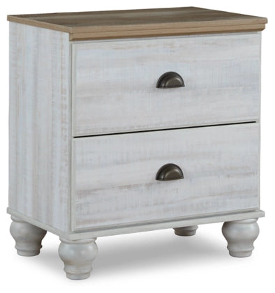 Haven Bay King Panel Storage Bed with Mirrored Dresser, Chest and Nightstand