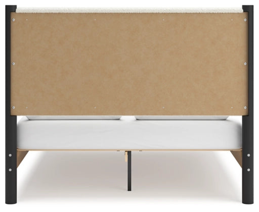 Cadmori Queen Upholstered Panel Bed with 2 Nightstands SKU - PKG020265 (B2616B2,B2616-91(2))
